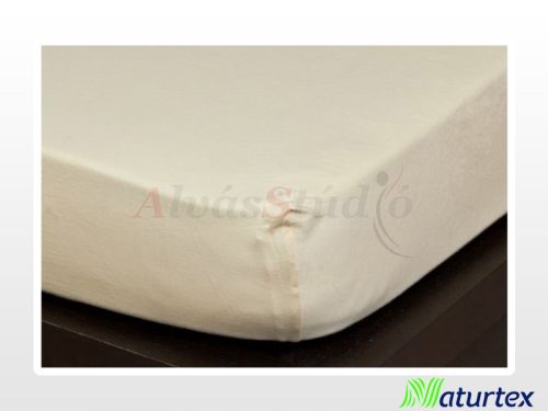 Naturtex Jersey fitted bed sheet - vanilla 90-100x200 cm