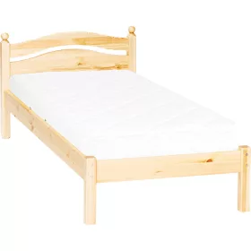   Möbelstar 309G - natúr fenyő ágykeret gázrugós ágyneműtartóval 90x200 cm