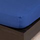 Naturtex Jersey fitted bed sheet - dark blue 90-100x200 cm