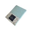 Billerbeck Bianka 3-piece cotton-satin bed linen set - blue-grey-black check