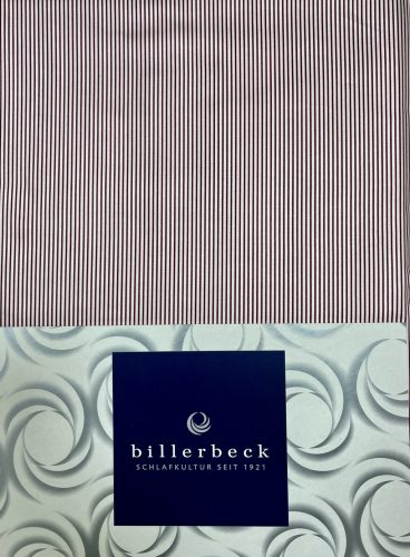 Billerbeck Bianka 3-piece cotton-satin bed linen set - blue-grey-black check