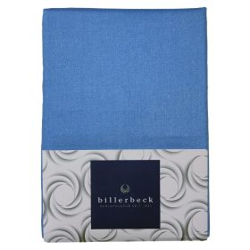 Billerbeck Bianka 3-piece cotton-satin bed linen set - blue