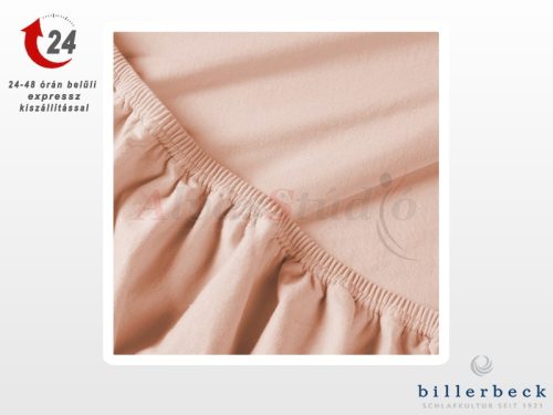 Billerbeck Rebeka Jersey fitted bed sheet - Strawberry cream 90-100x200 cm