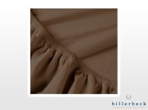   Billerbeck Rebeka Jersey fitted bed sheet - Brownie 90-100x200 cm