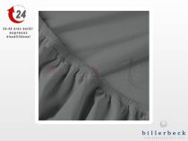   Billerbeck Rebeka Jersey fitted bed sheet - Dark Gray 90-100x200 cm