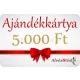 AlvásStúdió Ajándékkártya -  5.000 Ft