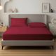 Alvásstúdió Jersey gumis lepedő Burgund 140-160x200 cm