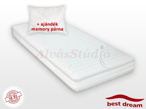Best Dream Memory Bamboo mattress 170x220 cm + FREE MEMORY PILLOW