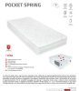 Best Dream Pocket Spring mattress 90x210 cm + FREE MEMORY PILLOW