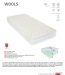 Best Dream Wool's mattress 170x190 cm + FREE MEMORY PILLOW