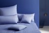 Elegante 3-piece mako-satin bed linen - Smoke-Blue