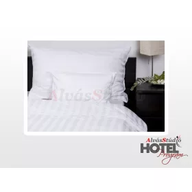   AlvásStúdió Hotel Program - Ágyneműhuzatok - Fehér csíkos szatén