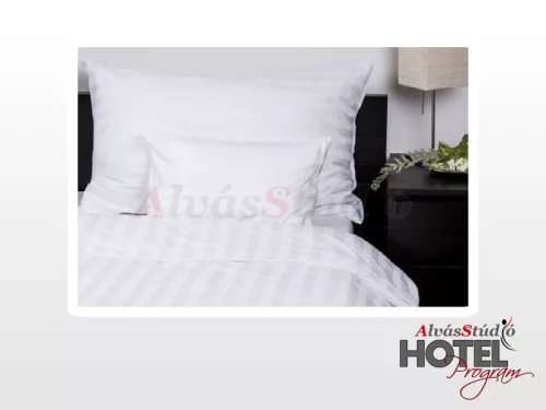 AlvásStúdió Hotel Program - Ágyneműhuzatok - Fehér csíkos szatén