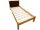 Möbelstar 309 - plain pine bed frame 90x200 cm