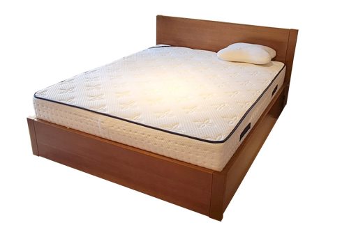 Spencer - bükk ágykeret ágyneműtartóval 180x200 cm