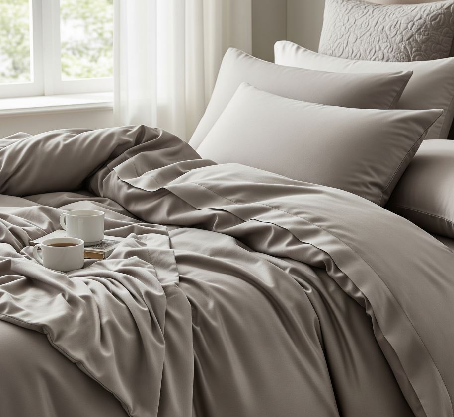 Szatén-pamut sima, selymes tapintású, nagyon kellemes érzetet ad a bőrnek