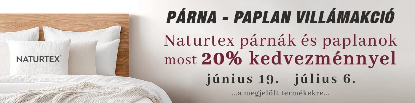 Naturtex Párna- Paplan Villámakció